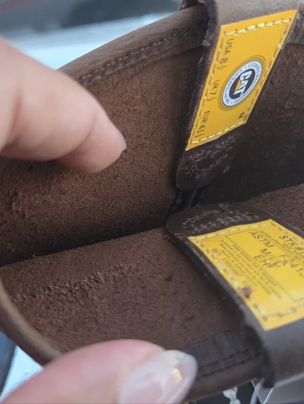 Caterpillar Men's Revolver Brown Pull-On Steel Toe Work Boots